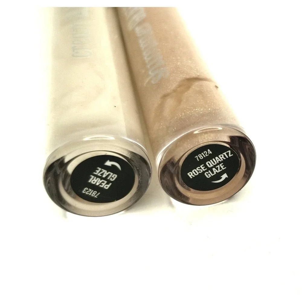 2pcs  BareMinerals lipGloss full size SHIMMER & CREAM GLAZE Coquette Womens glow